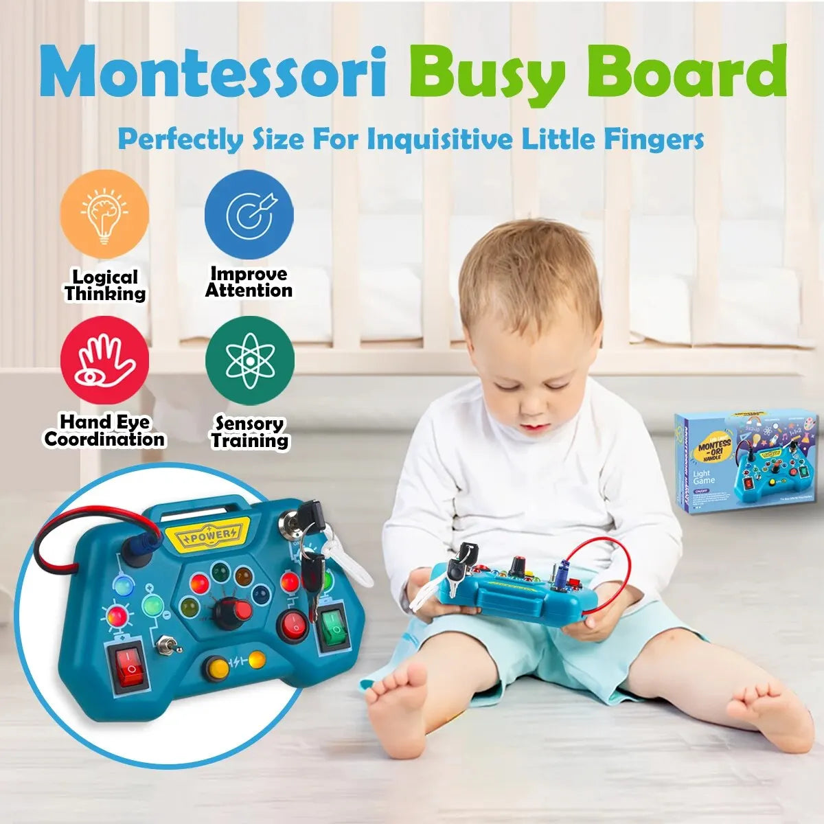 Montessori Busy Board for Gift