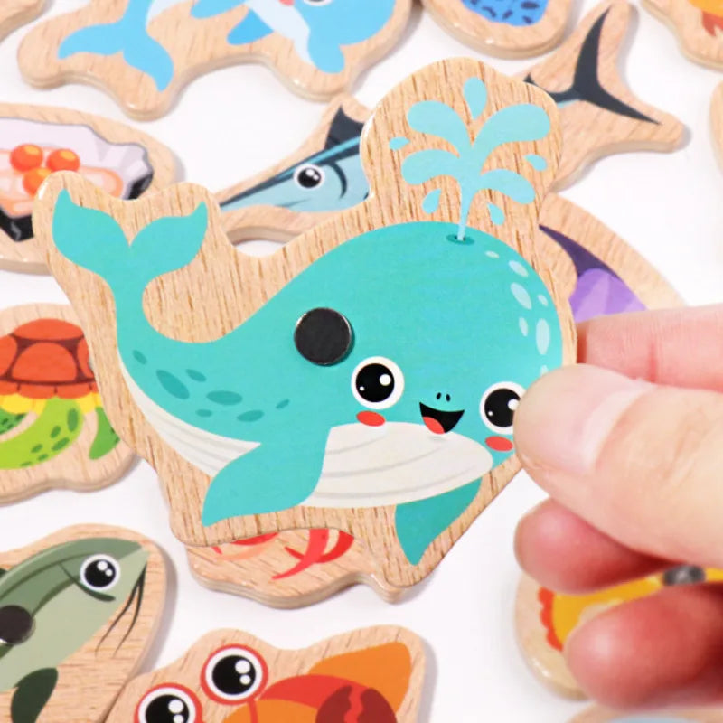 Montessori Magnetic Fishing Game