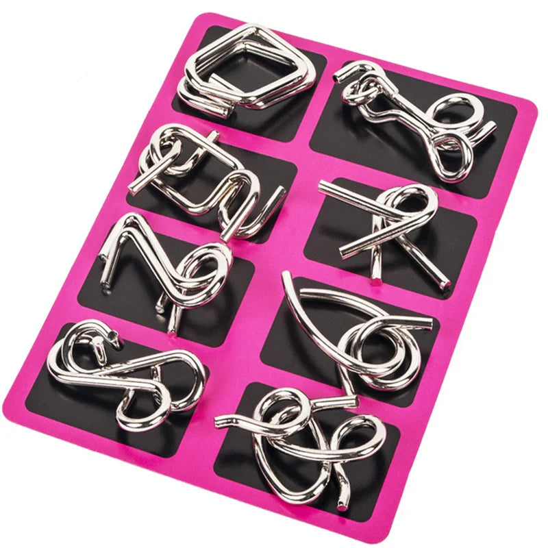 Montessori Puzzle Wire IQ Training Set