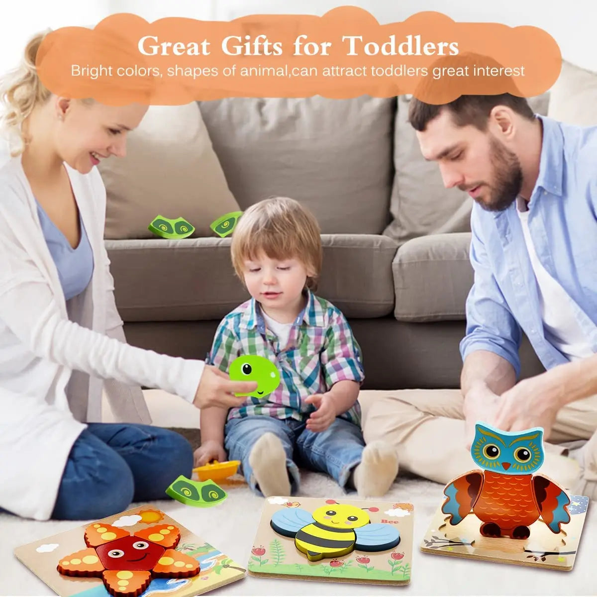 Montessori Wooden Puzzle