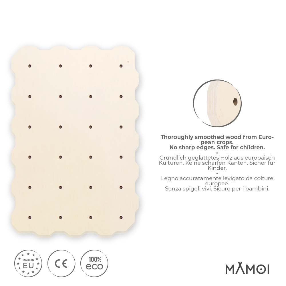 MAMOI® Kletterwand für kinderzimmer, Klettergerüst und spielgeräte indoor, Klettern für kinder, Klettersteine, Kletterturm, Turngeräte, Montessori