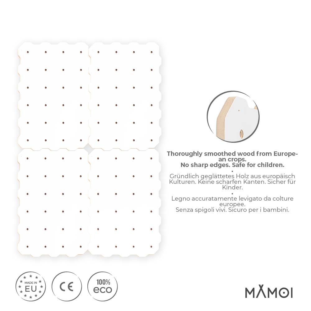 MAMOI® Kletterwand für kinderzimmer, Klettergerüst und spielgeräte indoor, Klettern für kinder, Klettersteine, Kletterturm, Turngeräte, Montessori