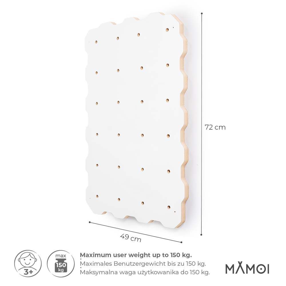 MAMOI® Kletterwand für kinderzimmer, Klettergerüst und spielgeräte indoor, Klettern für kinder, Klettersteine, Kletterturm, Turngeräte, Montessori