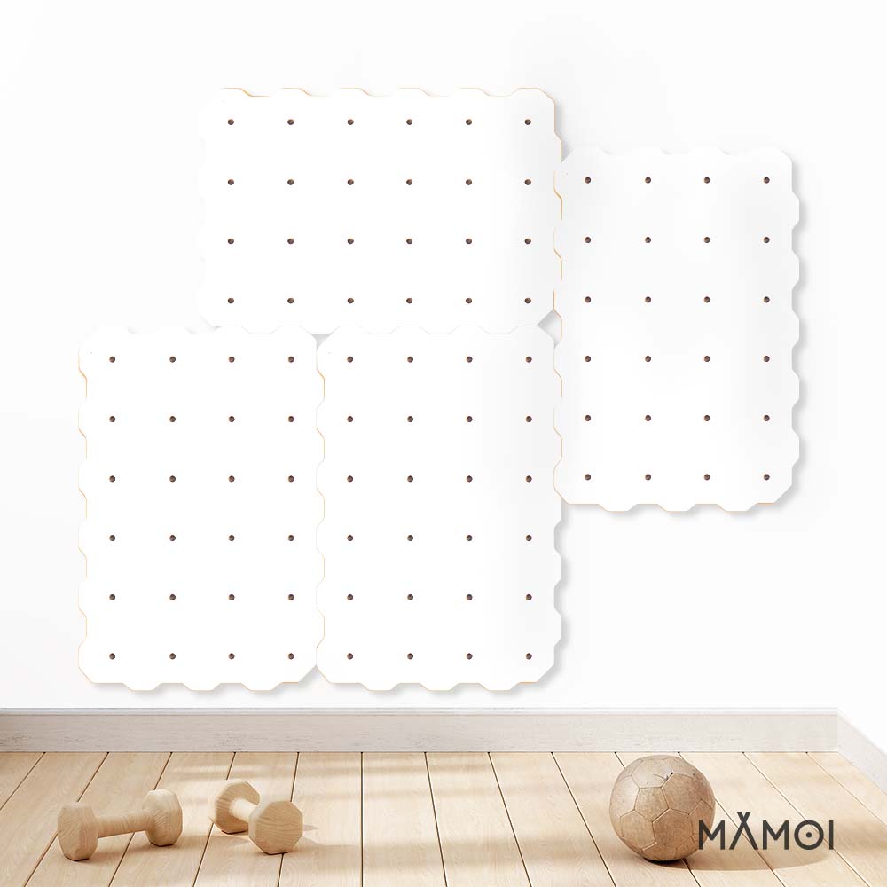 MAMOI® Kletterwand für kinderzimmer, Klettergerüst und spielgeräte indoor, Klettern für kinder, Klettersteine, Kletterturm, Turngeräte, Montessori