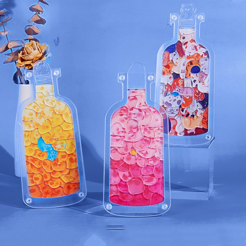 Transparent Acrylic Cat Shaped Jigsaw Puzzle
