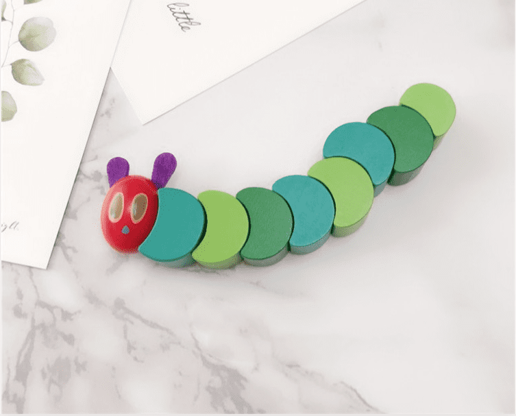 Wooden Hungry Caterpillar Educational Toy
