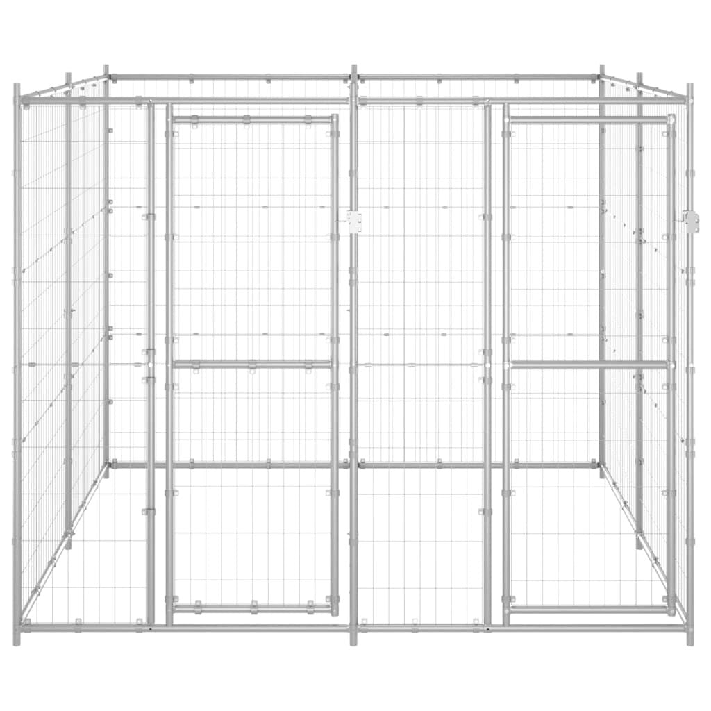 Outdoor Large dog kennel Galvanized steel