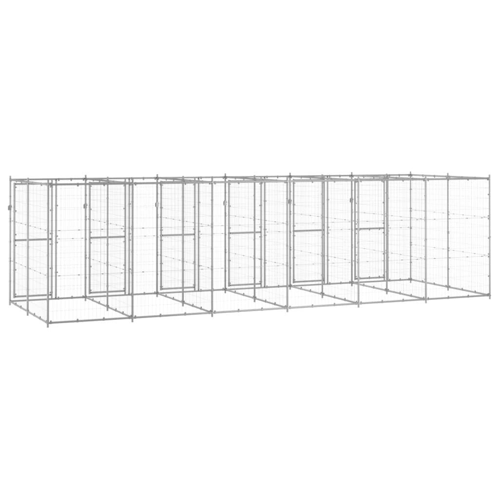 Outdoor Large dog kennel Galvanized steel