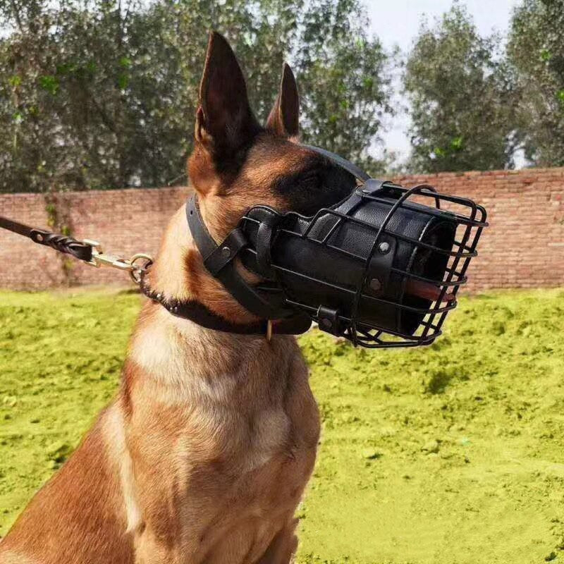 Anti-Bite Dog Tactical Mouth Cage Dog Training Muzzle Accessories