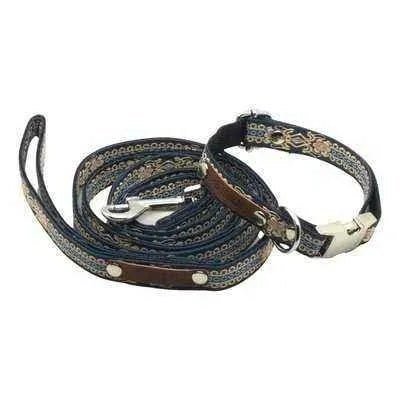Finnigan's Luxury Pup walking Lead with  Metal Buckle