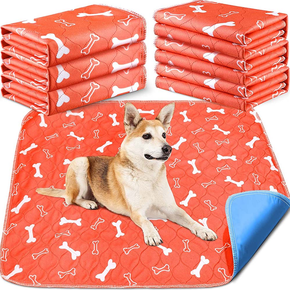 Wholesale Pet Training Supplies Custom Reusable Washable Absorb Pet Training Urine Pad Pet Washable Pee Pads for Dogs