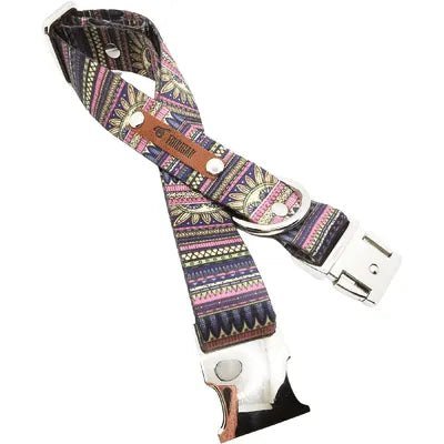 Regal Pooch Cotton Dog Collar  Finnigans Play Pen