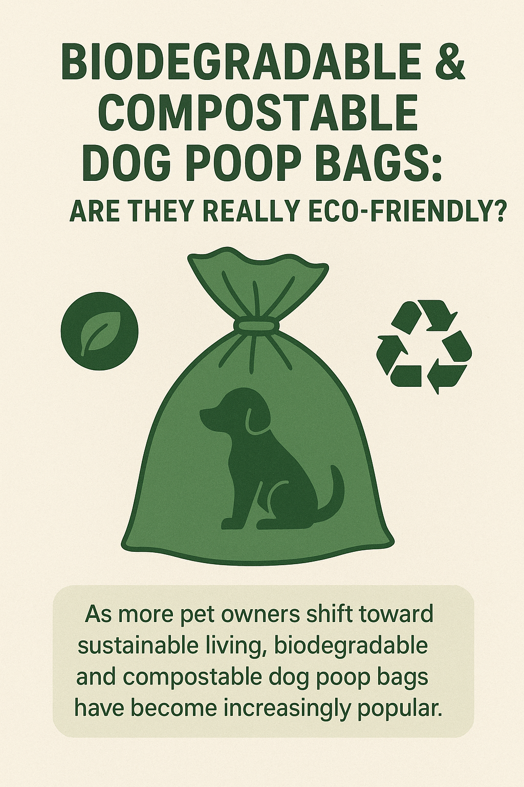 Biodegradable & Compostable Dog Poop Bags: Are They Really Eco-Friendly?