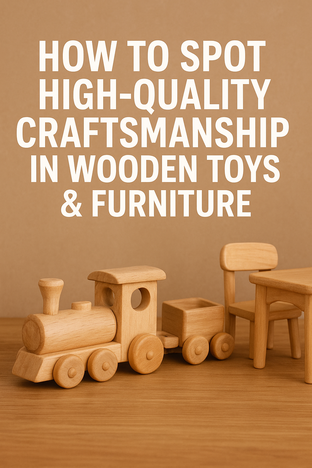 How to Spot High-Quality Craftsmanship in Wooden Toys & Furniture: A Buyer’s Guide