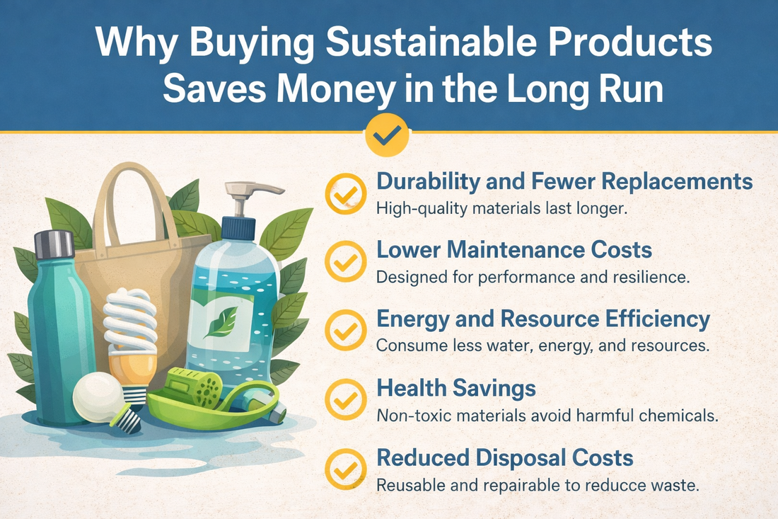 Why Buying Sustainable Products Saves Money in the Long Run