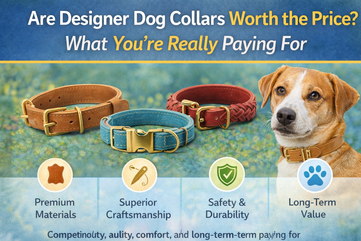 Are Designer Dog Collars Worth the Price? What You’re Really Paying For