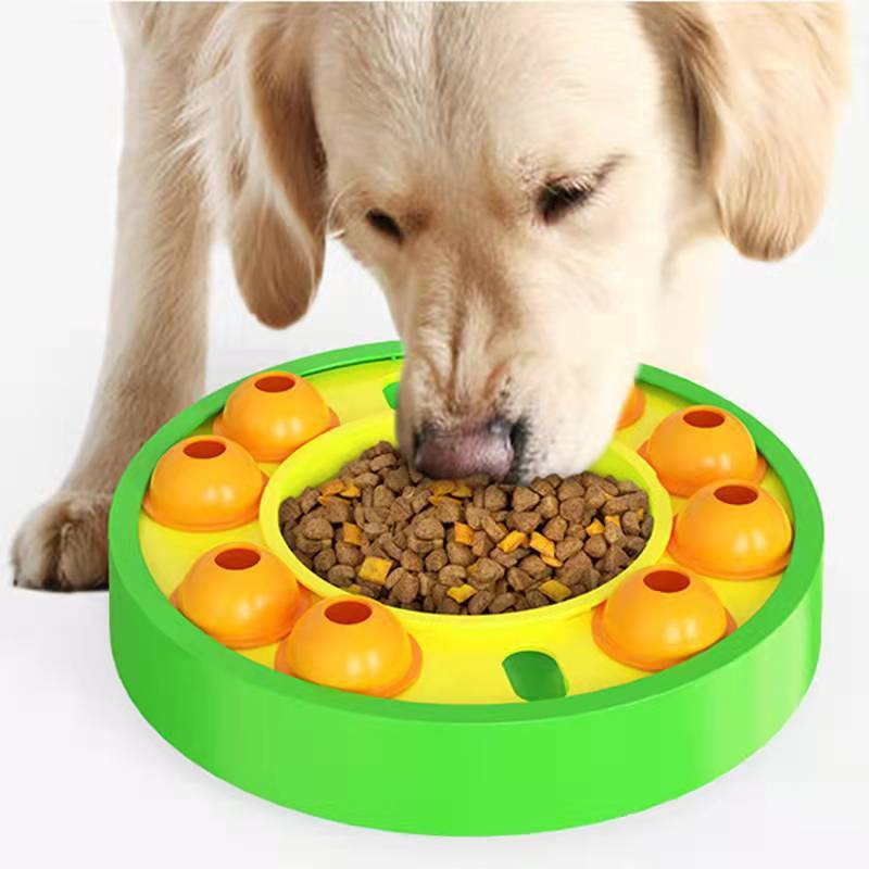 Dog Pets Puzzle Toys Slow Feeder Interactive Increase Puppy IQ Food Dispenser Slowly Eating NonSlip Bowl Pet Dogs Training Game Pet Supplies - Nestkin Store
