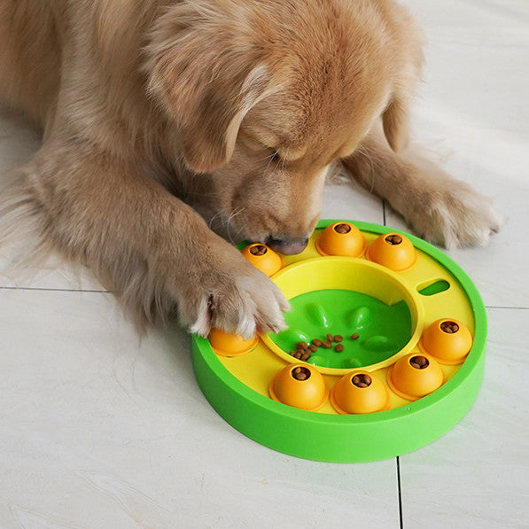 Dog Pets Puzzle Toys Slow Feeder Interactive Increase Puppy IQ Food Dispenser Slowly Eating NonSlip Bowl Pet Dogs Training Game Pet Supplies - Nestkin Store