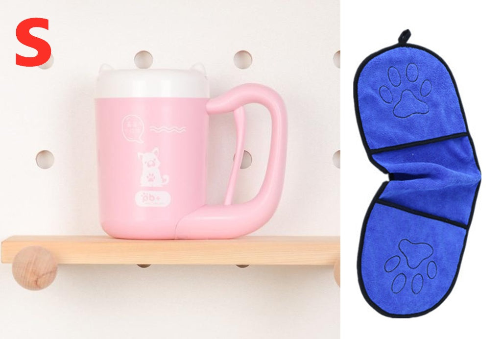 Pet Cat Dog Foot Clean Cup Cleaning Tool Silicone Washing Brush Paw Washer - Nestkin Store