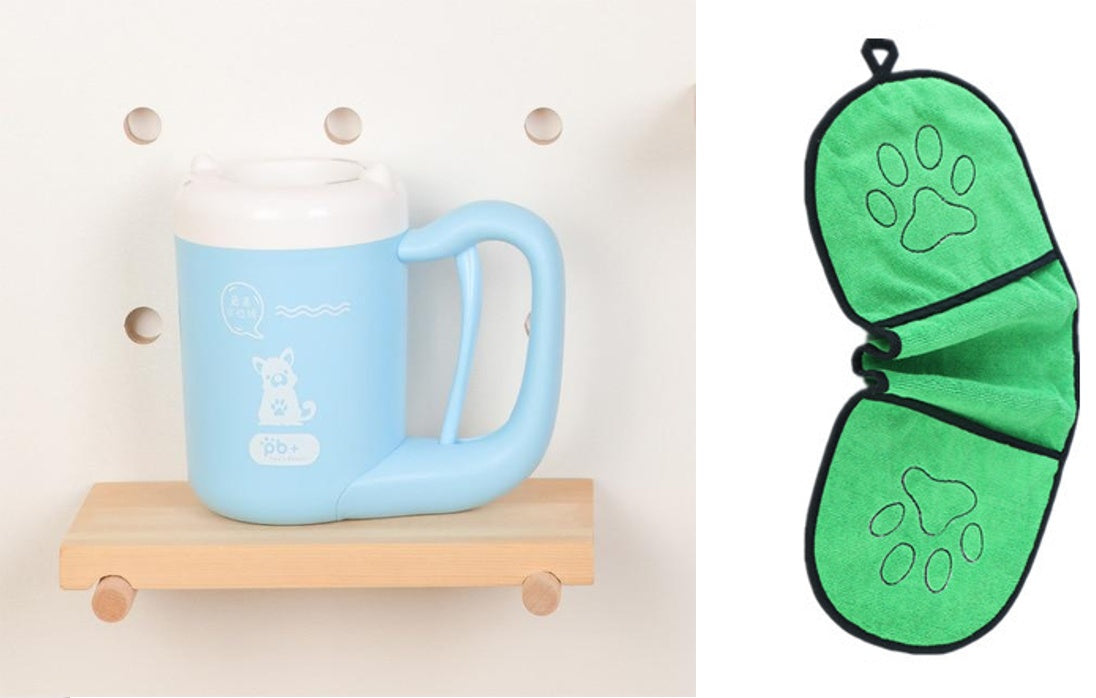 Pet Cat Dog Foot Clean Cup Cleaning Tool Silicone Washing Brush Paw Washer - Nestkin Store