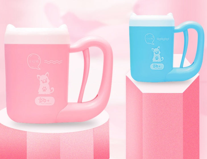 Pet Cat Dog Foot Clean Cup Cleaning Tool Silicone Washing Brush Paw Washer - Nestkin Store