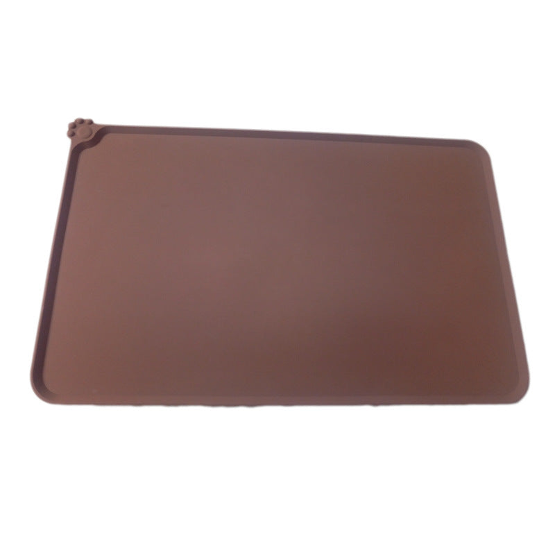 Waterproof Pet Mat For Dogs And Cats Pure Color Silicone Pet Food Mat - Nestkin Store