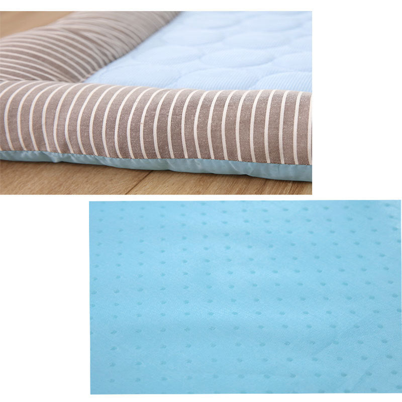 Pet Cooling Pad Bed For Dogs Cats Puppy Kitten Cool Mat Pet Blanket Ice Silk Material Soft For Summer Sleeping  Blue Breathable - Nestkin Store