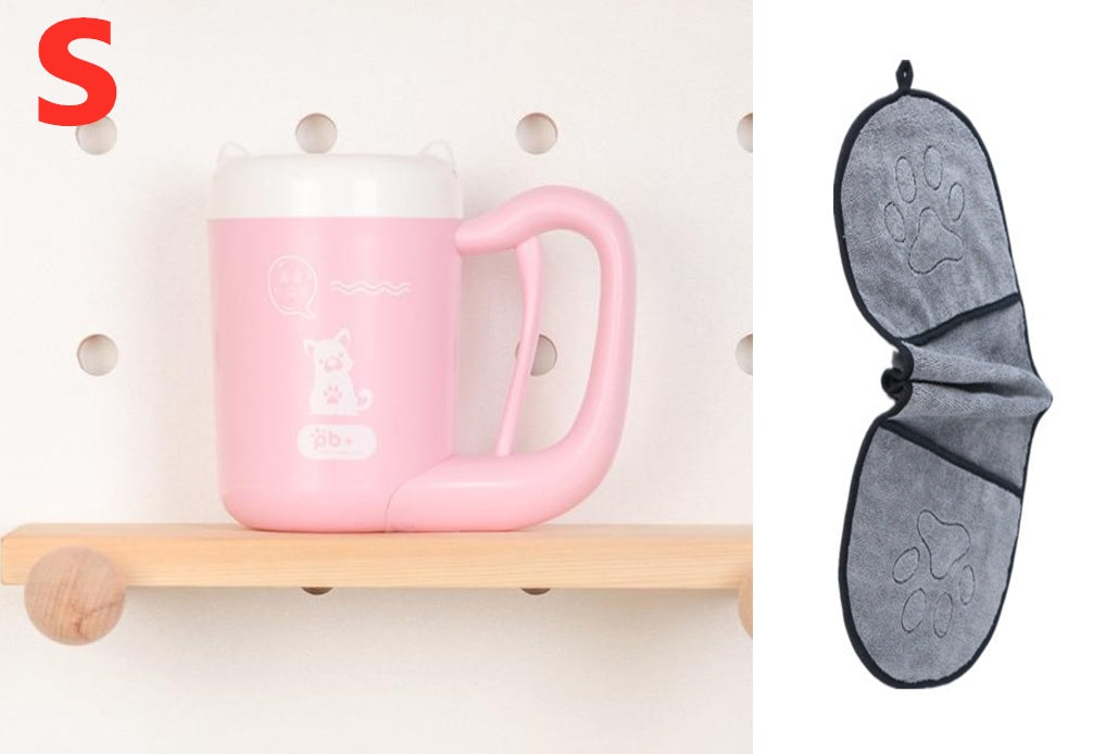 Pet Cat Dog Foot Clean Cup Cleaning Tool Silicone Washing Brush Paw Washer - Nestkin Store