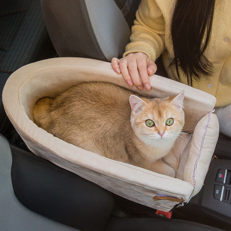 Car Safety Cat Dog Bed Travel Central Control Pet Seat Transport Dog Carrier - Nestkin Store