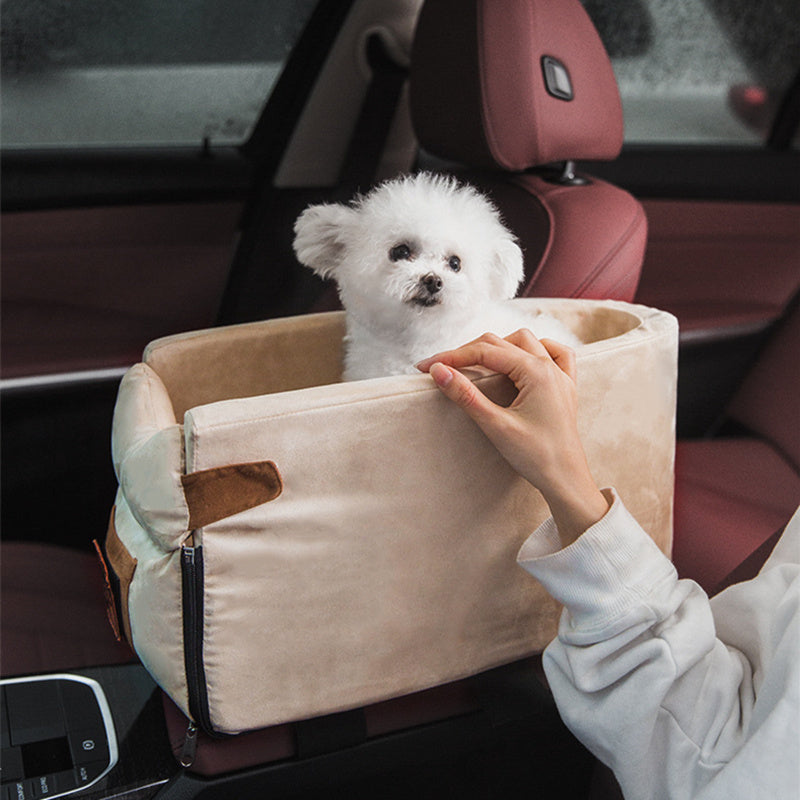 Car Safety Cat Dog Bed Travel Central Control Pet Seat Transport Dog Carrier - Nestkin Store