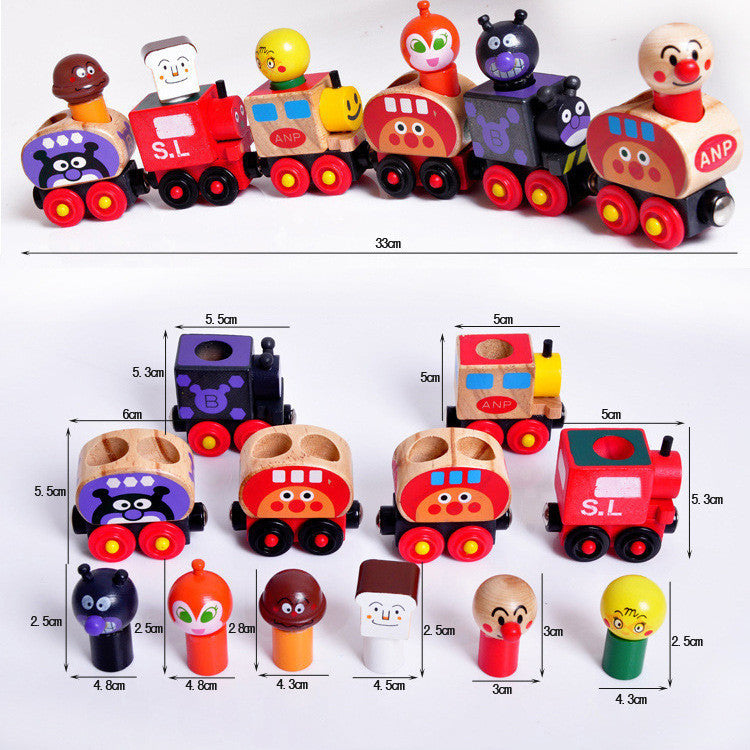 Train Puppet Toy Shape Recognition Model Toy - Nestkin Store