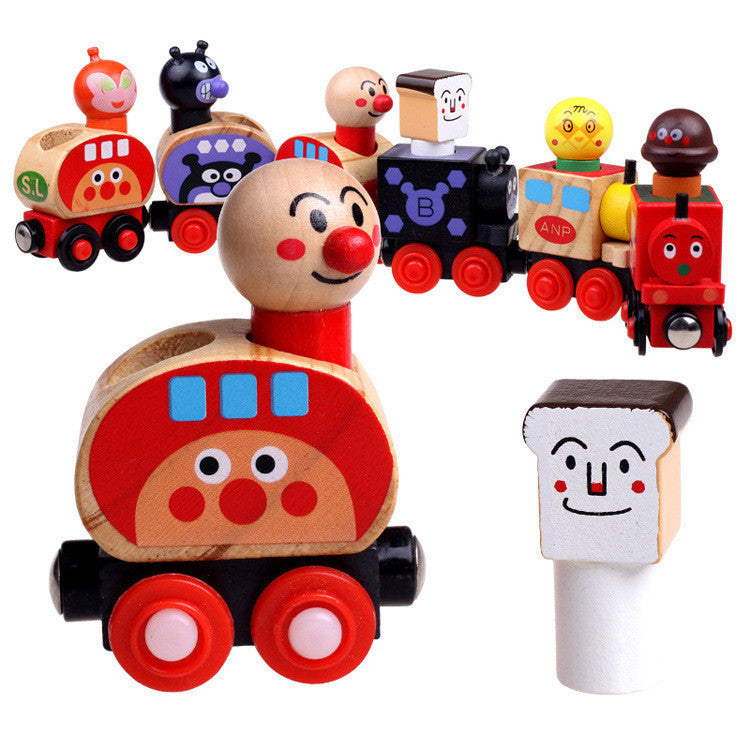 Train Puppet Toy Shape Recognition Model Toy - Nestkin Store