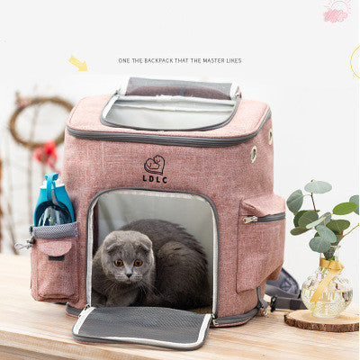 Transparent Portable Cat Backpack Pet Bag - Nestkin Store