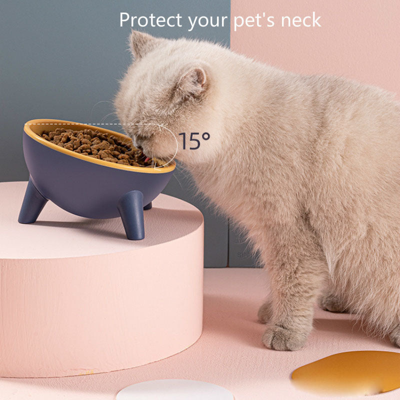 Cat Dog Bowl With Stand Pet Feeding Food Bowls Dogs Bunny Rabbit Nordic Color Feeder Product Supplies Pet Accessories - Nestkin Store