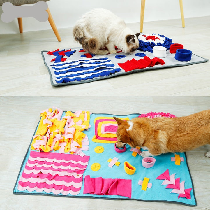 Pet Sniffing Pad Training Blanket Feeding Mat Dog Foraging Skills Toys Pet Activity Training Blanket - Nestkin Store
