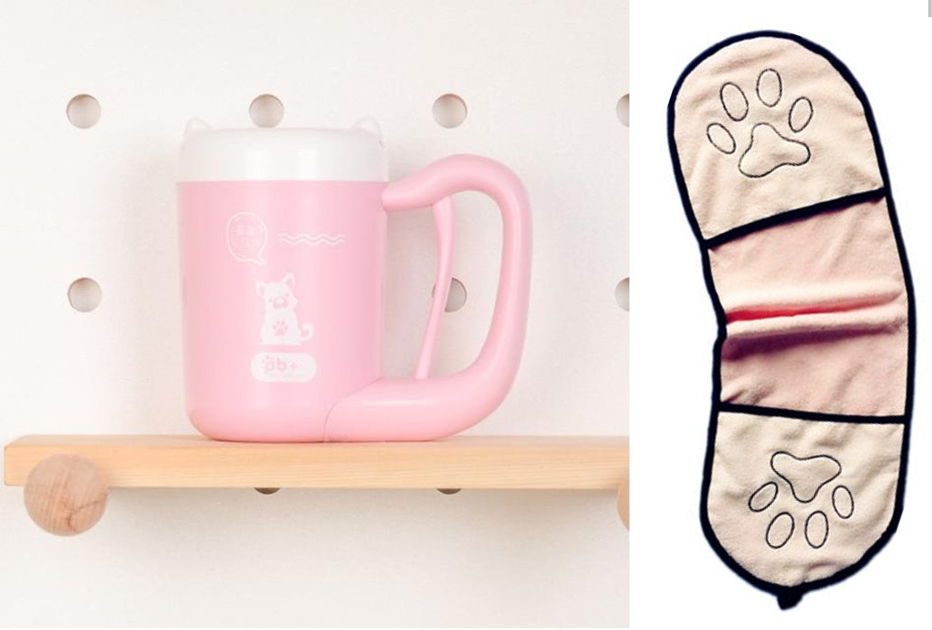 Pet Cat Dog Foot Clean Cup Cleaning Tool Silicone Washing Brush Paw Washer - Nestkin Store