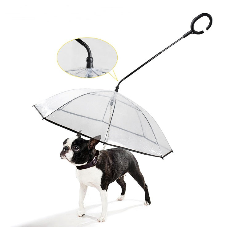 Hot Selling Transparent Pet Supplies Adjustable Pet C Type Umbrella - Nestkin Store