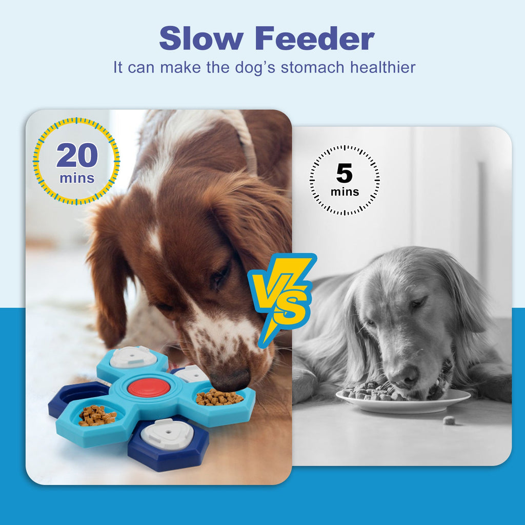 4 Layers Slow Feeder Puzzle Dog Bowls Assemble Slow Eating Bowl For Dogs Non-slip Interactive Dog Puzzle Game Slow Bowl Pet Products - Nestkin Store