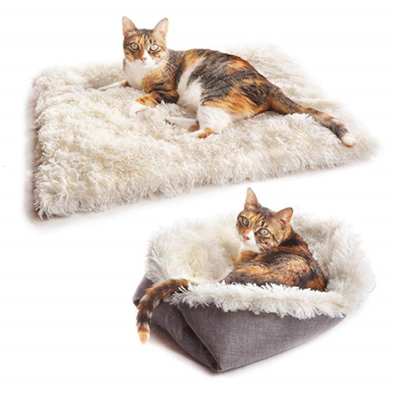 2 in 1 Pet Mattress Nest Convertible Pad Plush Mattress - Nestkin Store