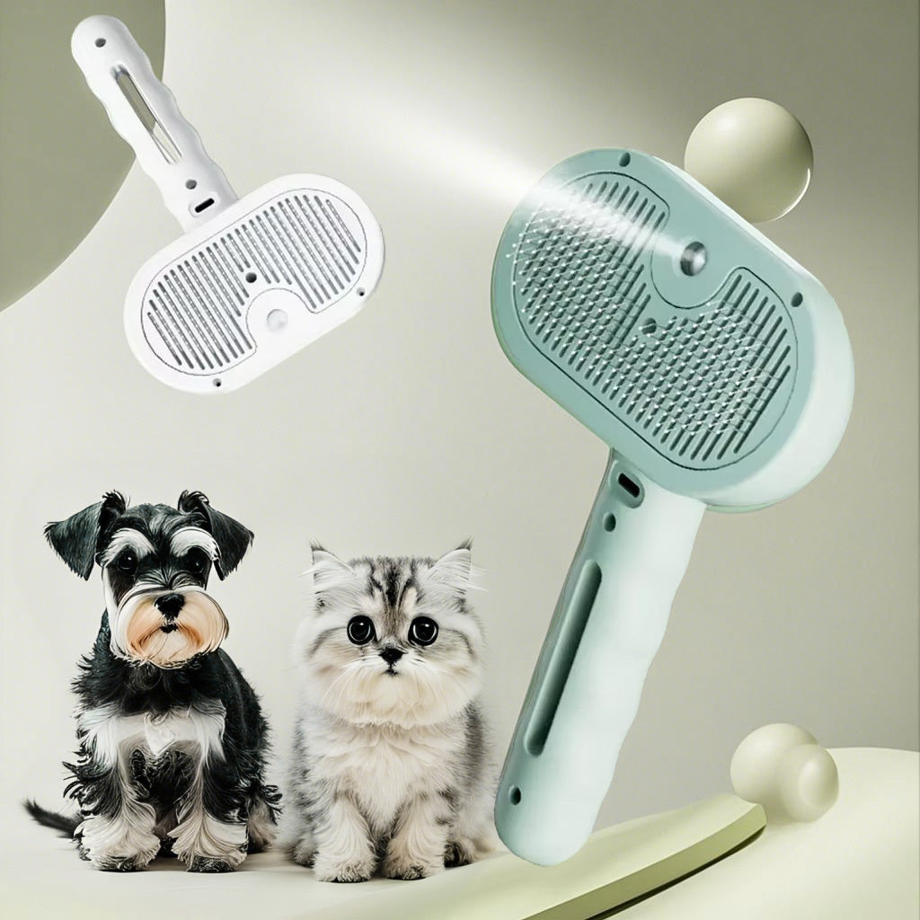 Pets Spray Hair Comb Pet Hair Remover Cleaning Brush Cats Grooming Dog Accessories Tools Dematting Water Mist Humidifier Comb Pet Supplies - Nestkin Store