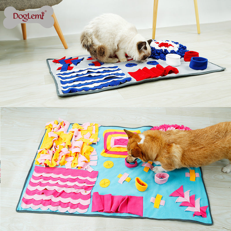 Pet Sniffing Pad Training Blanket Feeding Mat Dog Foraging Skills Toys Pet Activity Training Blanket - Nestkin Store