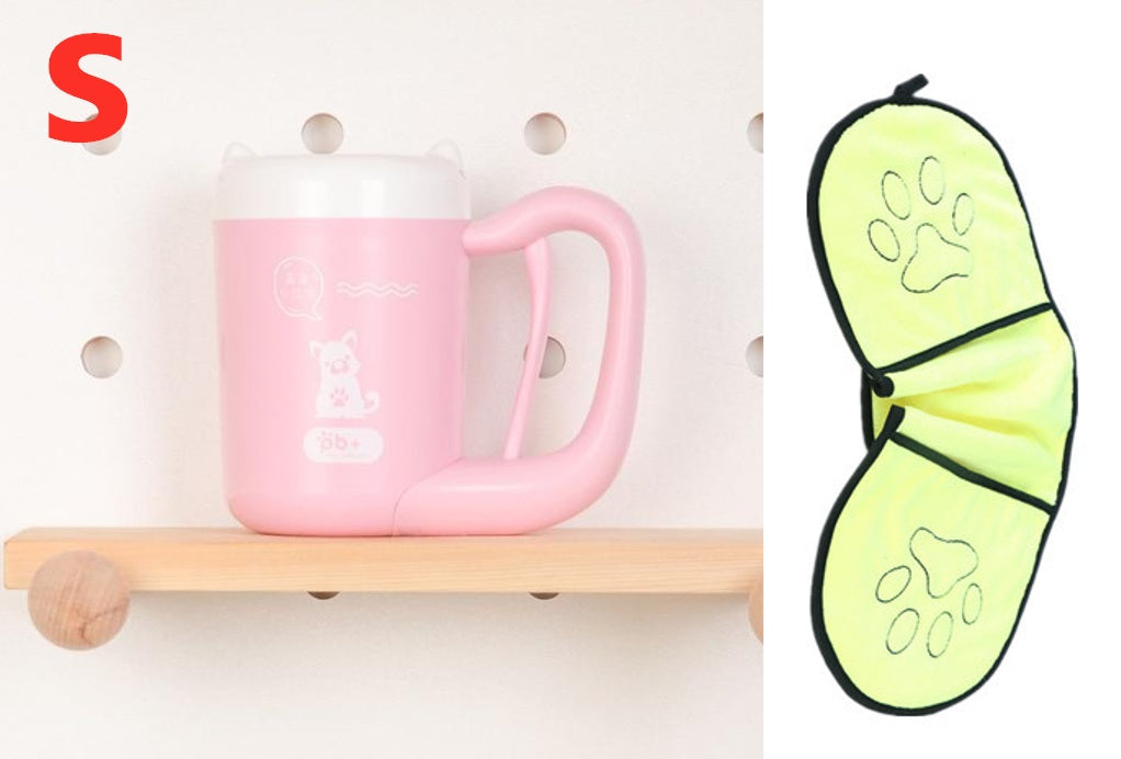 Pet Cat Dog Foot Clean Cup Cleaning Tool Silicone Washing Brush Paw Washer - Nestkin Store