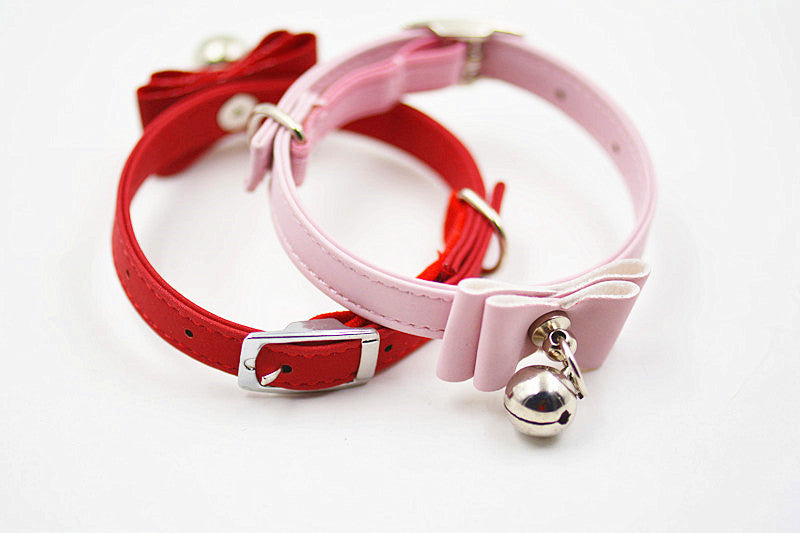 Hot Pet Collar Bow Tie Bell Collar Cute Bell Small Dog Collar,collar, Factory Direct Sales - Nestkin Store