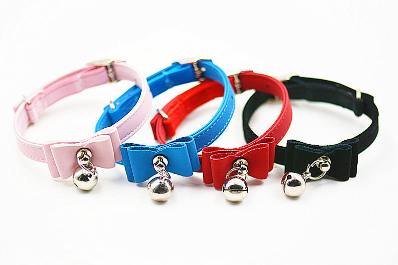 Hot Pet Collar Bow Tie Bell Collar Cute Bell Small Dog Collar,collar, Factory Direct Sales - Nestkin Store