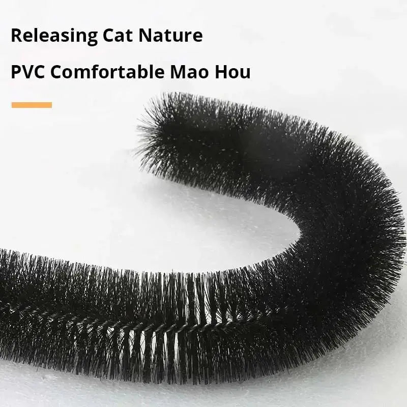 Cat Toy Arch Self Groome Pamper Feline with A Massage Grooming Rubbing Brush with Scratching Pad Toy for Cats Interactive Toys - Nestkin Store