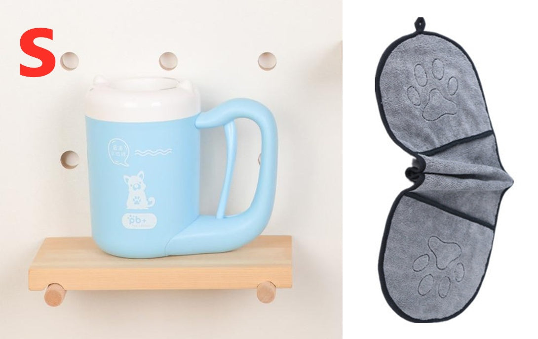 Pet Cat Dog Foot Clean Cup Cleaning Tool Silicone Washing Brush Paw Washer - Nestkin Store