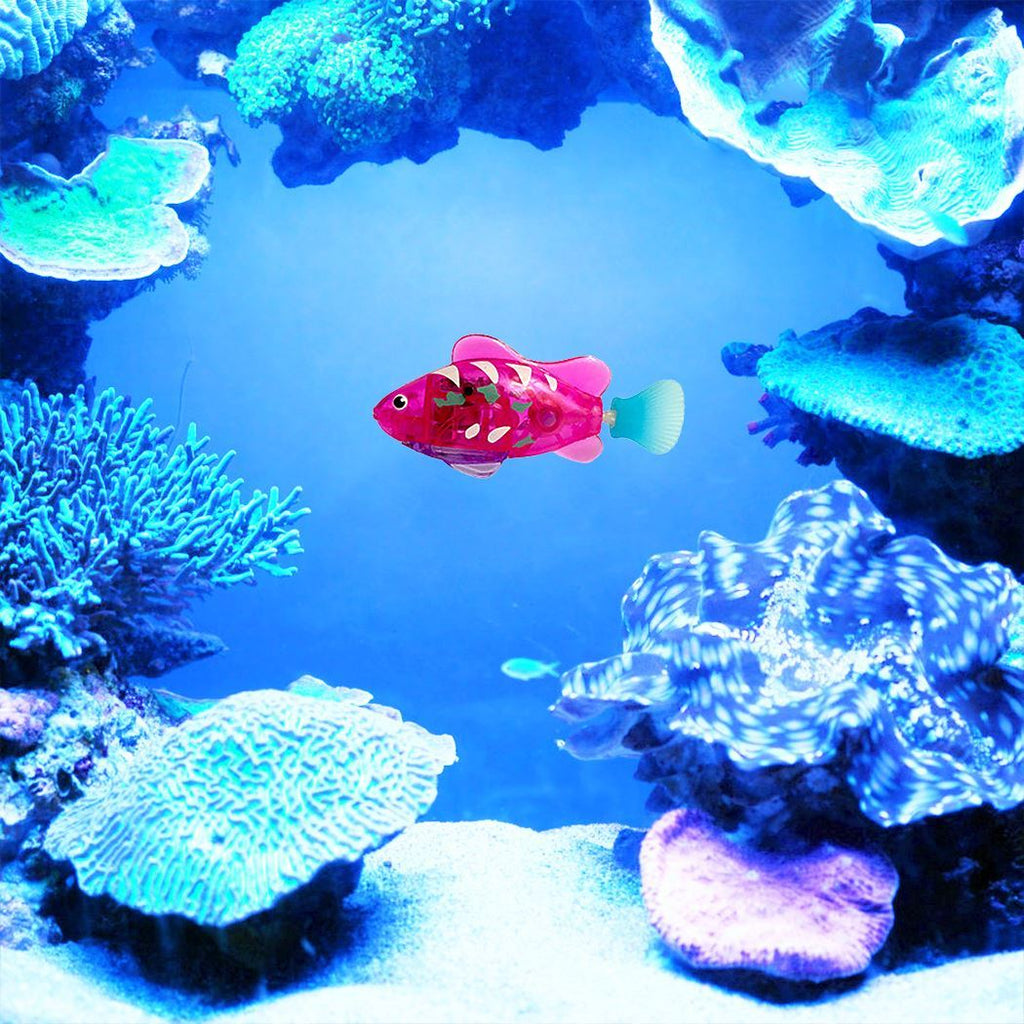 Pet Fish Electronic Cat Toys With Grass LED Light Toys - Nestkin Store