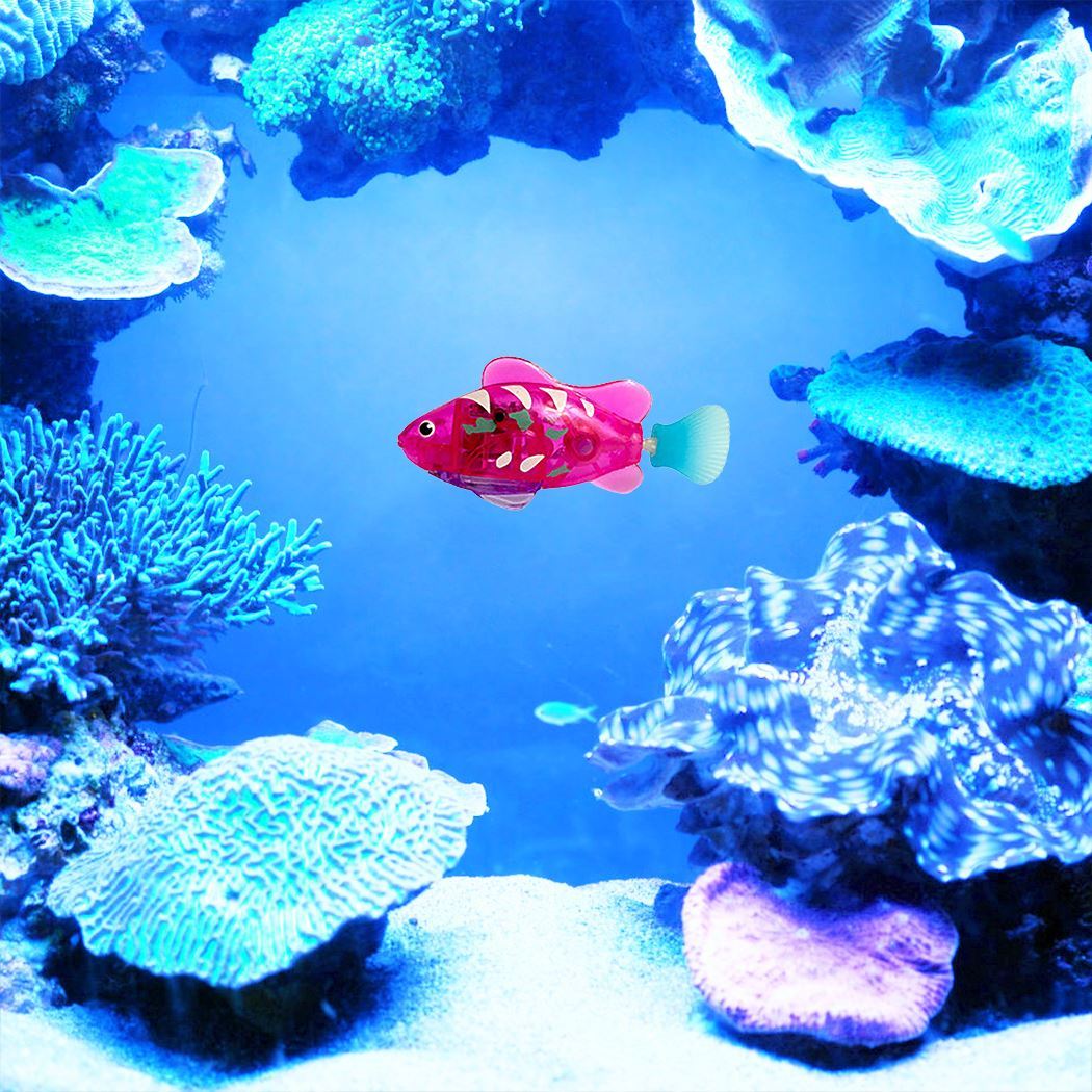 Pet Fish Electronic Cat Toys With Grass LED Light Toys - Nestkin Store