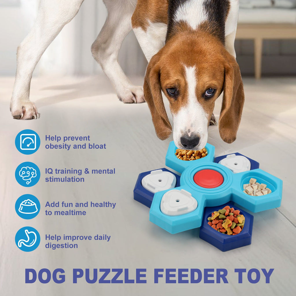 4 Layers Slow Feeder Puzzle Dog Bowls Assemble Slow Eating Bowl For Dogs Non-slip Interactive Dog Puzzle Game Slow Bowl Pet Products - Nestkin Store