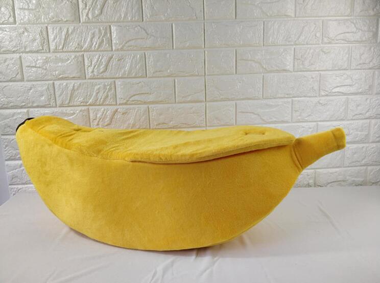 Pet House Dog Bed Banana Shape Dog House Cute Pet Kennel Nest Warm Dog Sofas Sleeping Bed - Nestkin Store